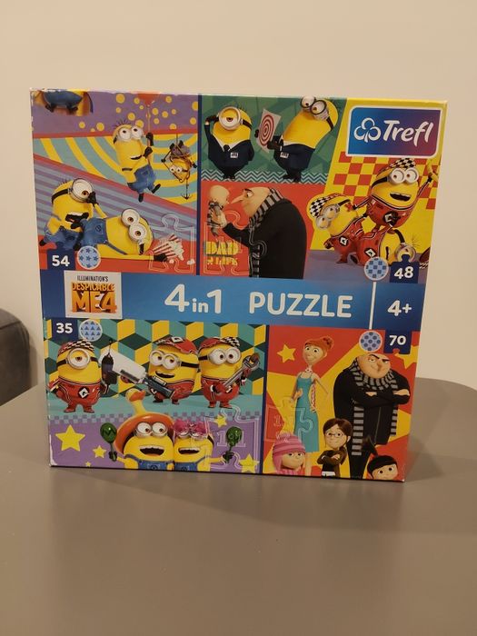 Puzzle 4w1 Minionki