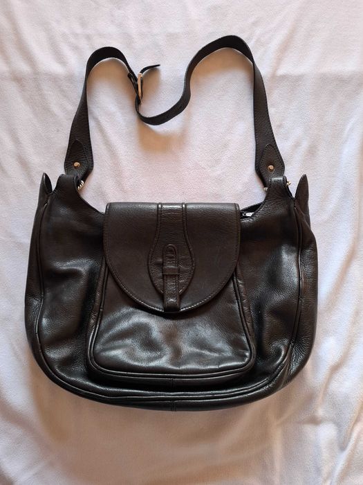 Bolsa grande pele preta