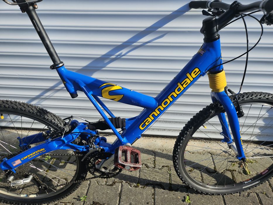 Rower górski MTB Cannondale Super V 500 L | Klasyk USA | Deore XT / XTR | Nowe opony | Stan BDB
