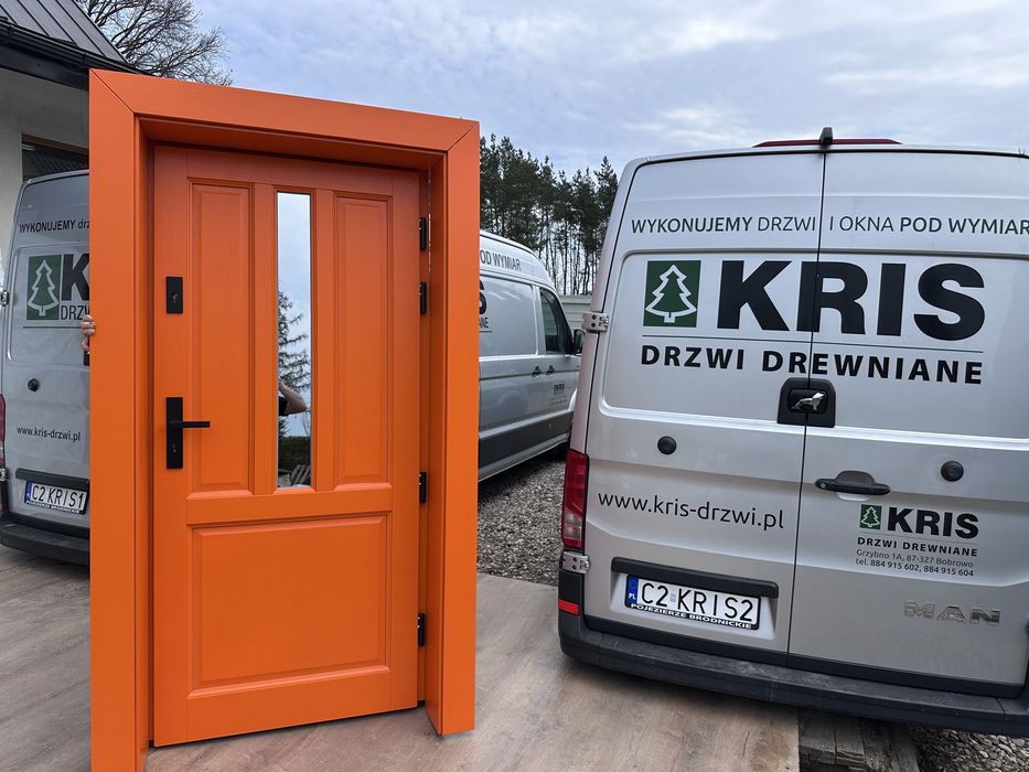 Drzwi zewnętrzne drewniane Na wymiar czyste powietrze Cała Polska