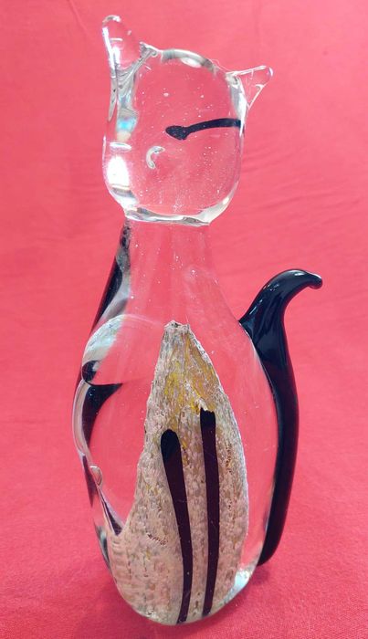 Gato em vidro de Murano, Itália - € 20
