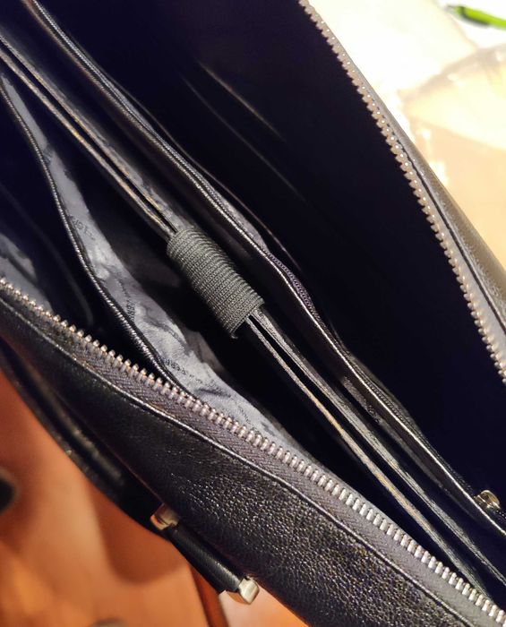 Чоловіча сумка-портфель GIORGIO FERRETTI з натуральної шкіри.