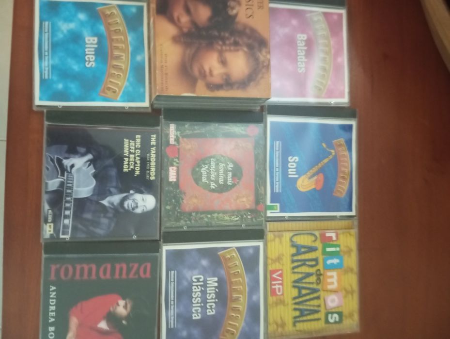 CD e coletâneas soul, clássica, rock