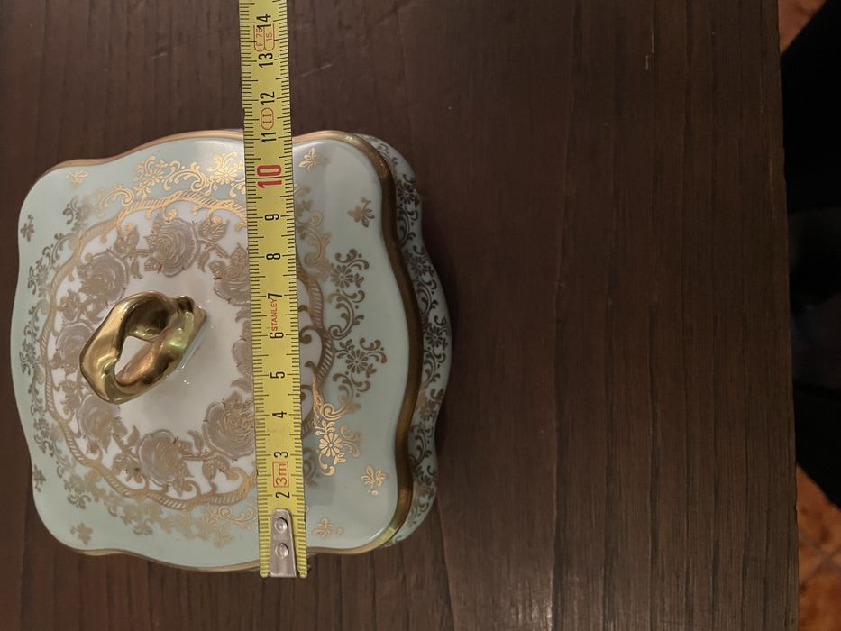 Caixa de porcelana da Baviera