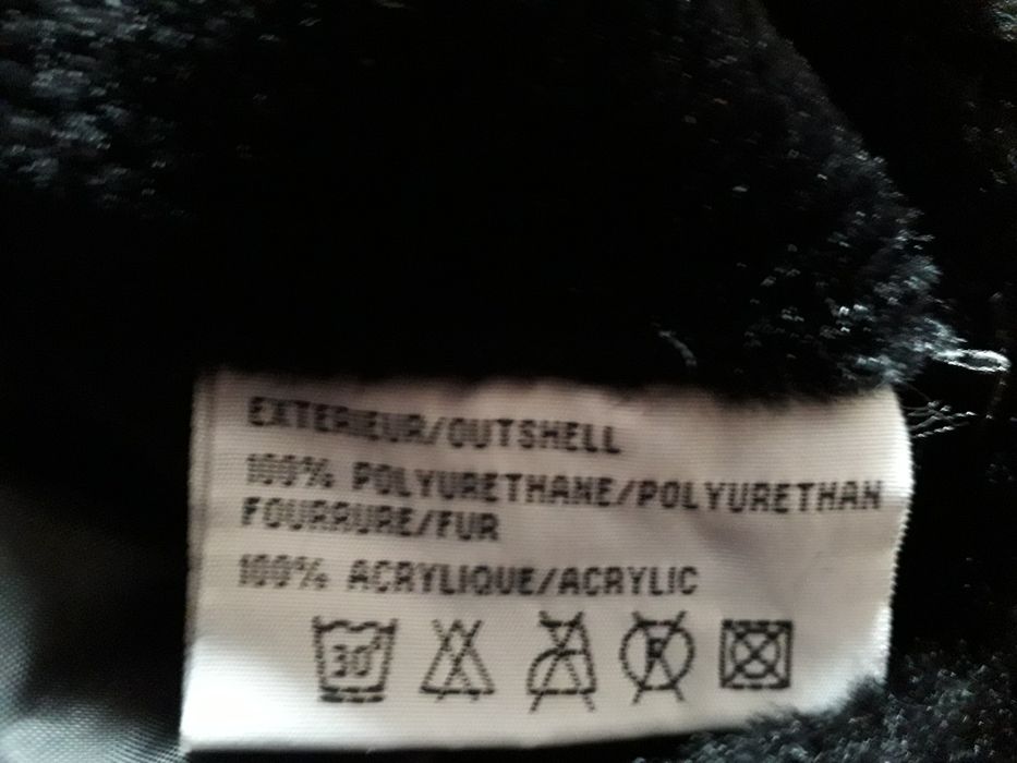 Casaco senhora preto reversível novo