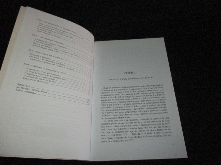 Livro Trânsitos de Vénus Nuno Crato Fernando Reis Luís Tirapicos