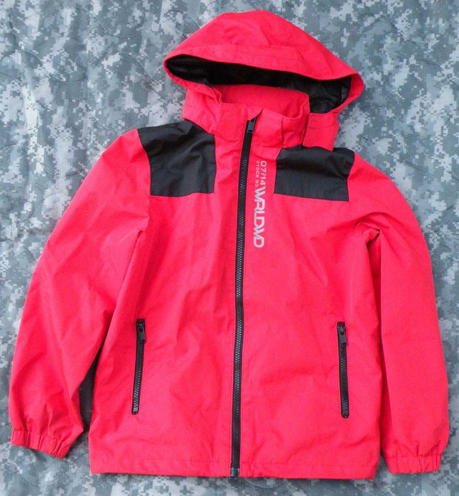 Kurtka H&M Goretex wodoodporna czerwona