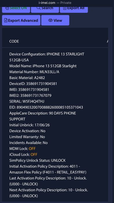 Apple iPhone 13 512gb, new, neverlock