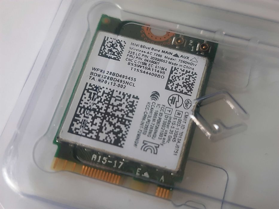 867Mbps Wi-Fi модуль Intel 7260 HMW M.2 (NGFF) + Bluetooth