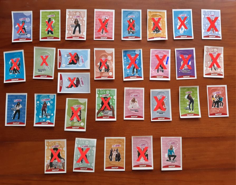 Cromos Bollycao JUST GIRLS
