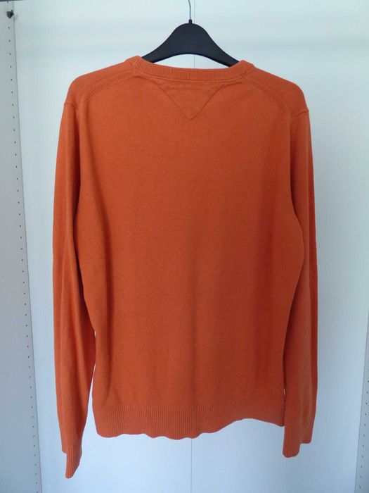 Tommy Hilfiger sweter bawełniany z kaszmirem rozmiar S