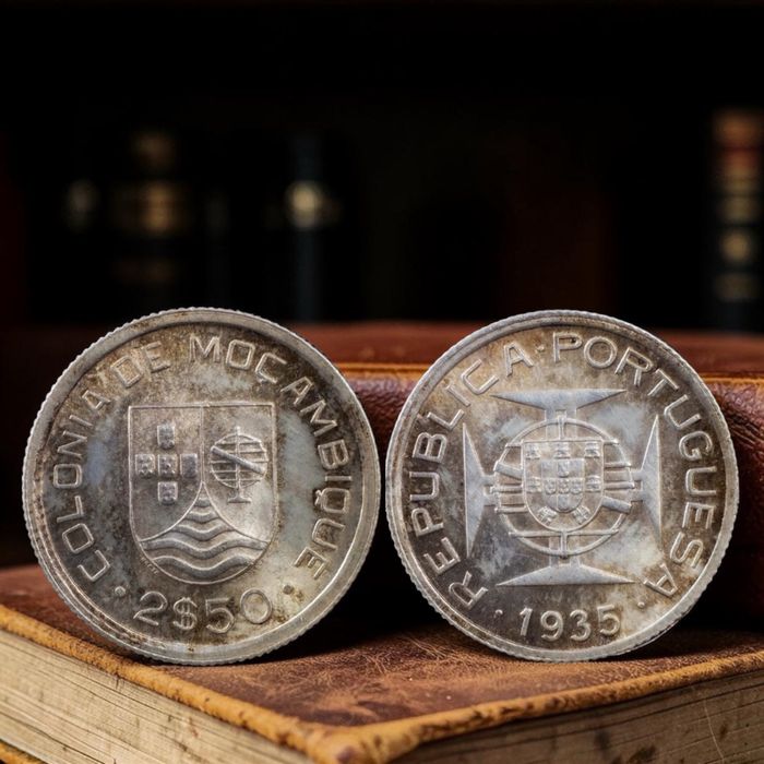 1935 mocambique 2,5 escudos soberba