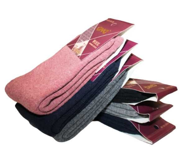 3 pary ciepłych skarpet damskich WEŁNA ANGORA