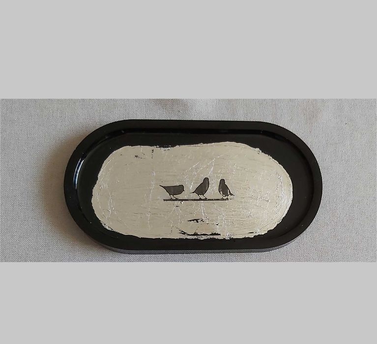 Ozdobna tacka z żywicy