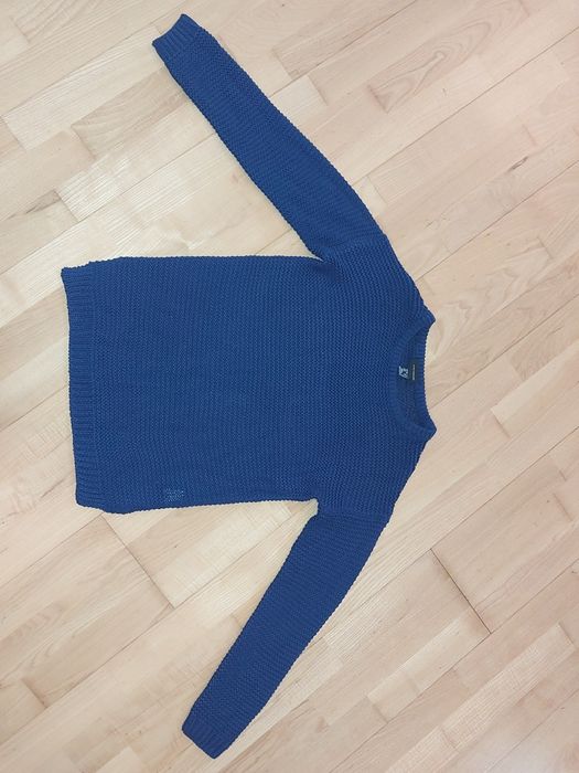 Sweter damski granatowy r 38 M dluzszy Atmosphere