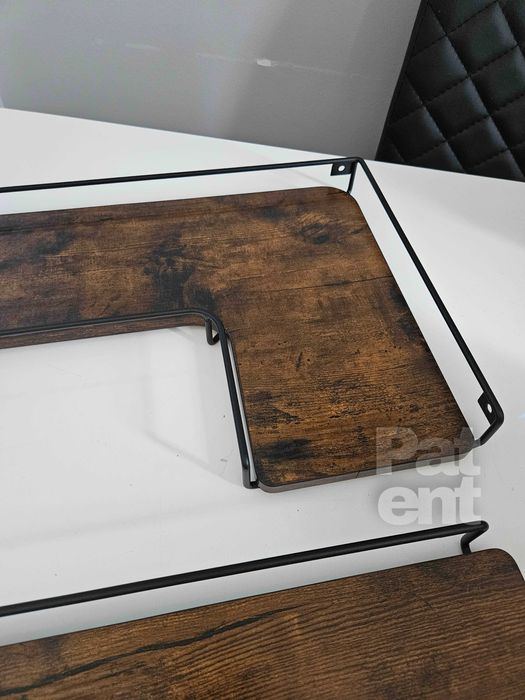 Loftowa dekoracja narożna ścienna kwietnik dom 2 sztuki