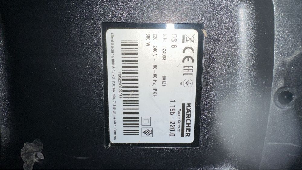Odkurzacz karcher po serwisie  DS 6 1.195-220.0 650W