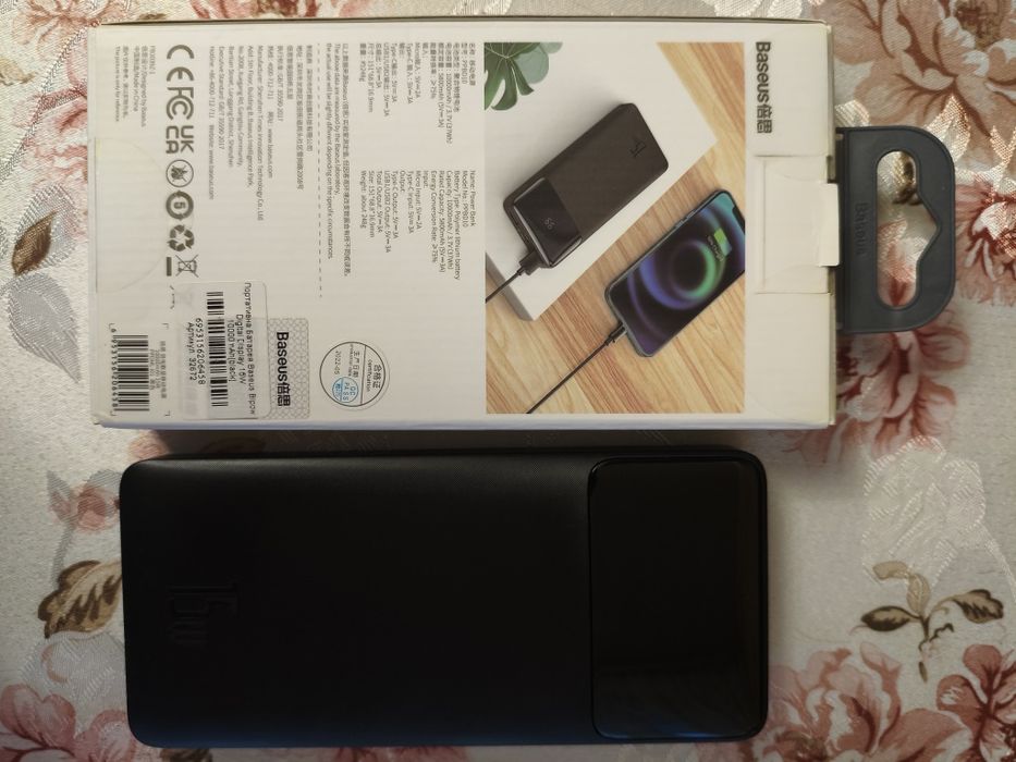 Павербанк, power bank Baseus 10000mah 15w