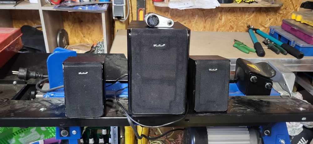 Zestw głośników subwoofer ze wzmacniaczem