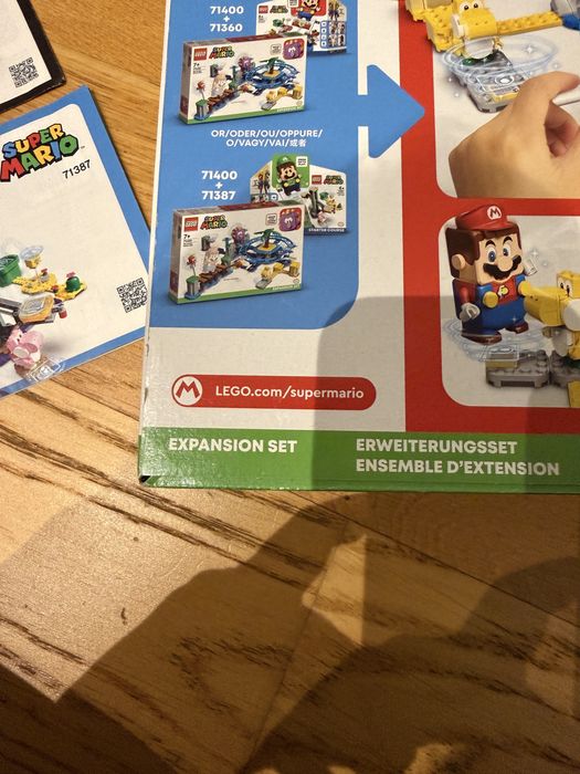 LEGO Super Mario 71387 (zestaw startowy) + 71397 + 71400