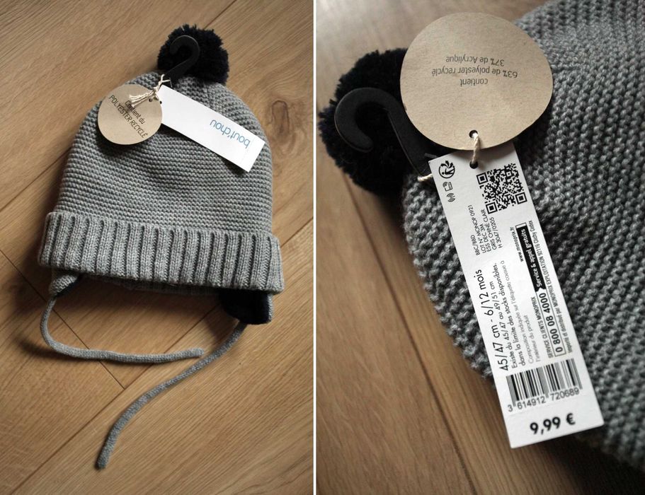 Elegancki jesienny płaszczyk H&M dla dziecka 6-9 miesięcy