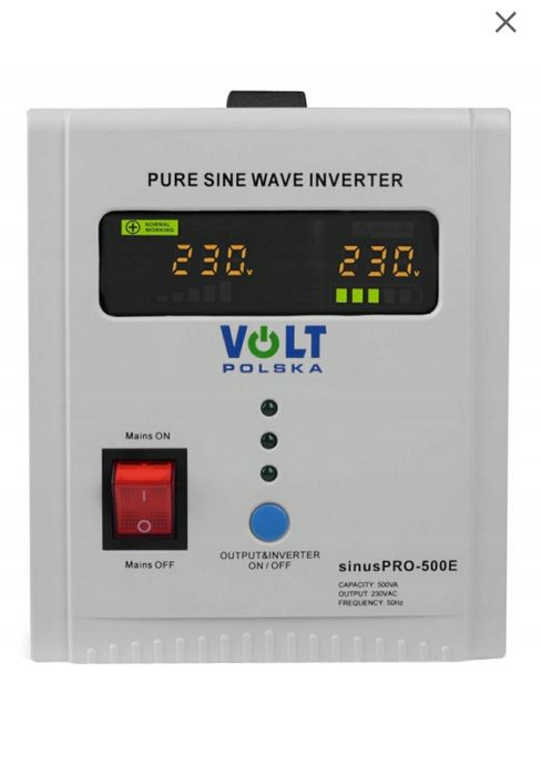 Перетворювач бесперебойник інвертор БДЖ ИБП Volt Polska sinus pro 500в