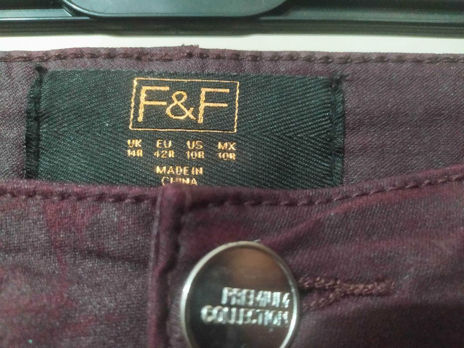 Spodnie gumowe śliwka roz 42 F&F