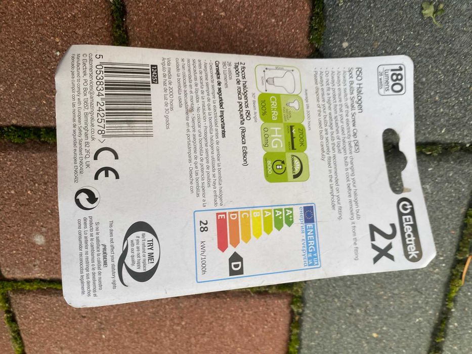 Żarówki punktowe Bonlux R50 SES E14  AC 220-240 V, ciepła biel 2800 K