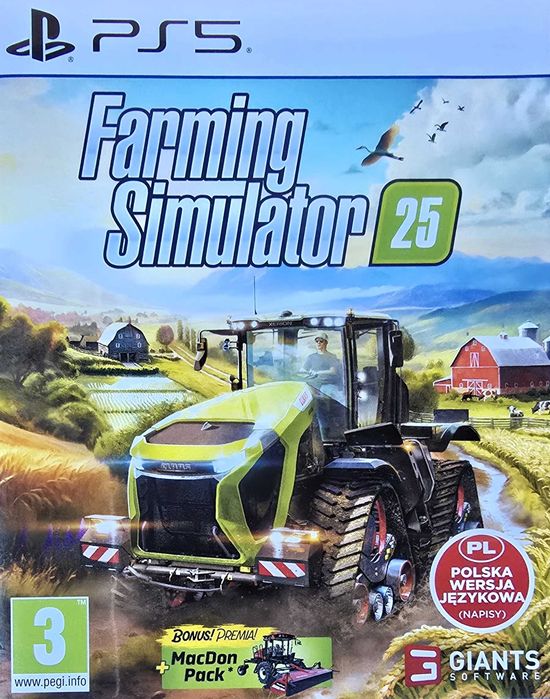 FARMING SIMULATOR 25 PL Playstation 5 PS5 Sklep Multigames Kraków
