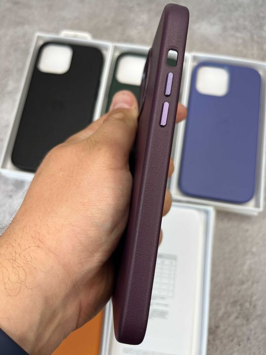 Чохол Leather Case MagSafe + Animation iPhone 13 13 Pro Max чехол