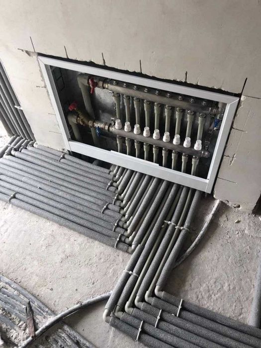 Чорнове розведення, чистове встановлення водопостачання та каналіації