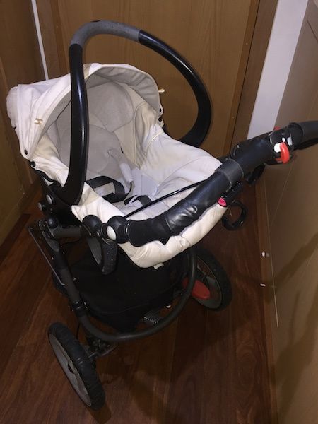 Carrinho Bebe Confort High Trek completo: Babycoq Alcofa Saco inverno