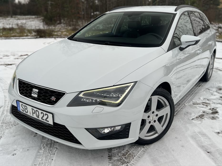 Seat Leon FR 184KM#Biala perła#Niski przebieg#Full Led#Nowy rozrzad#