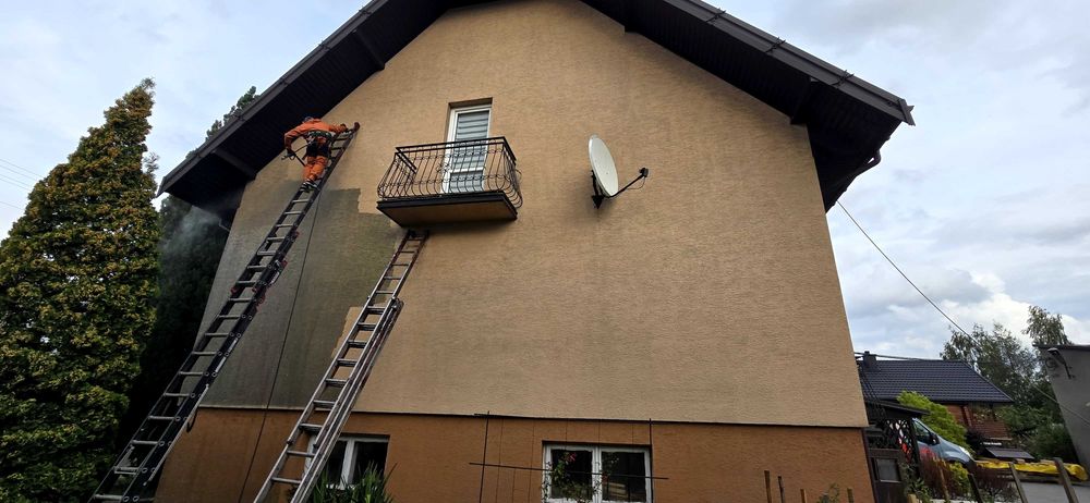 Malowanie mycie dachów i elewacji