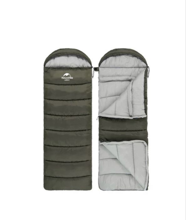 Зимовий спальний мішок Naturehike U350S (зелений).