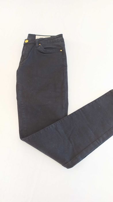 Spodnie jeans czarne r 38/40