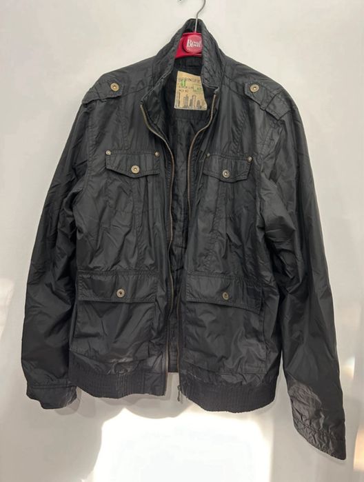 Blusão preto de homem Springfield tamanho L/ 40