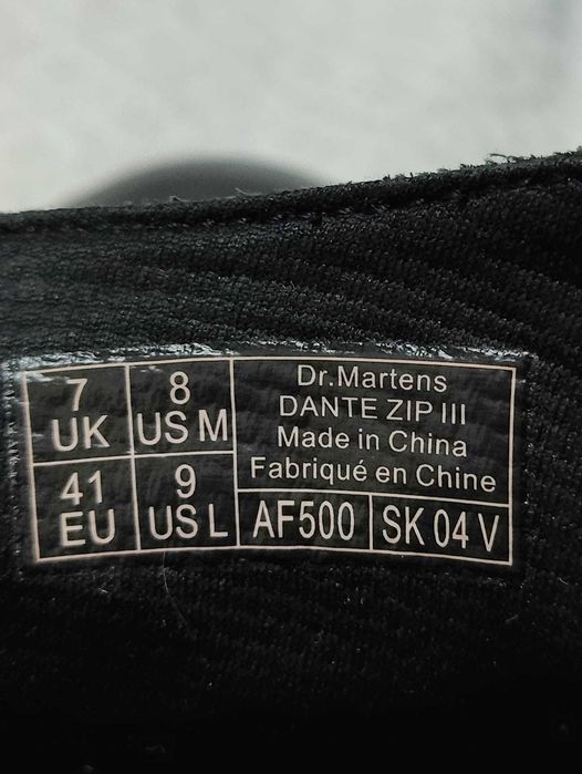Sapatos Dr. Martens tam. 41 semi-novos