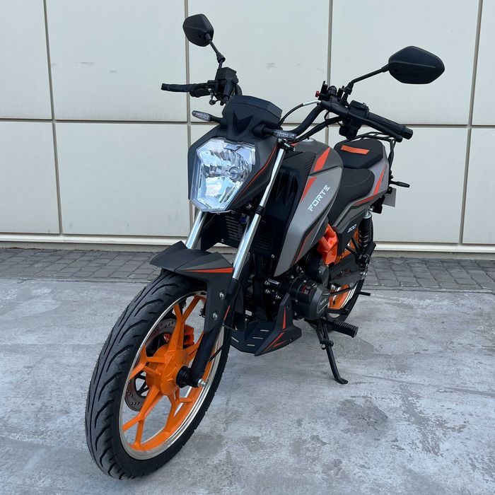 Мотоцикл SR-200X Forte (сіро-помаранчевий)