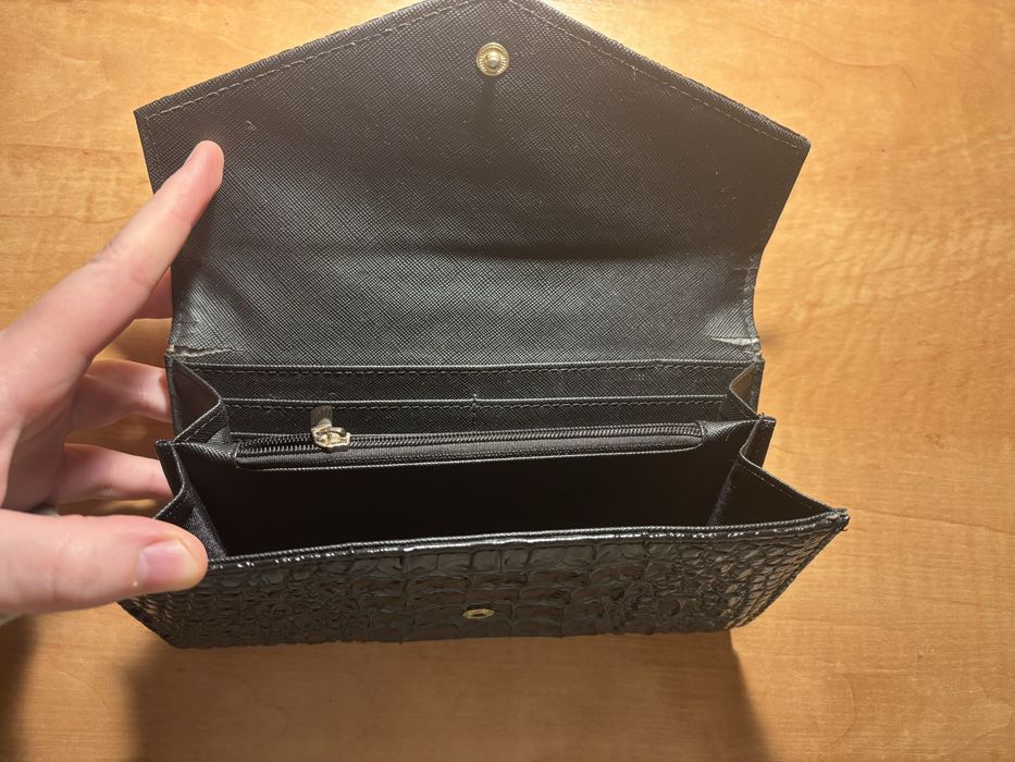 Portfel duży czarny