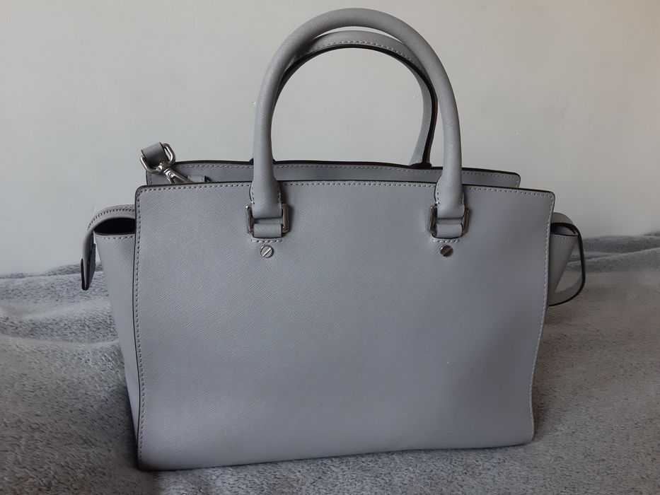 Torebka Michael Kors Selma saffiano szara