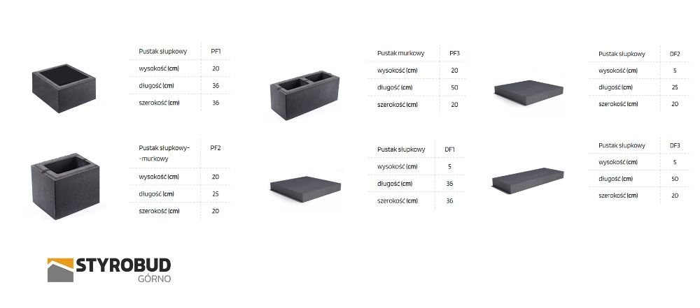 Styrobud Fini™ 20x50x20 cm - PROMOCJA!