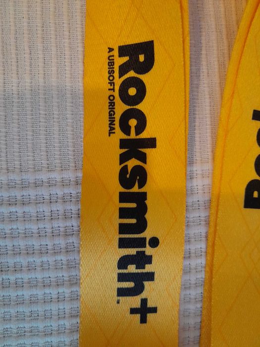 Oryginalny, nowy pas, pasek do gitary Rocksmith +, żółty