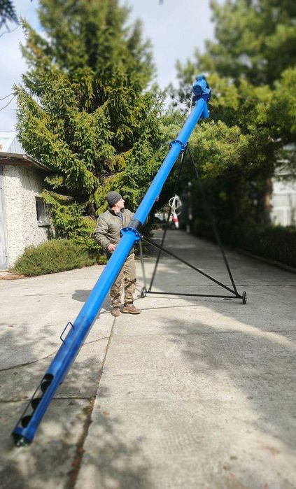 Шнековий навантажувач з протравлювачем Ø159мм*8м*380В - ЛІДЕР ПРОДАЖУ!