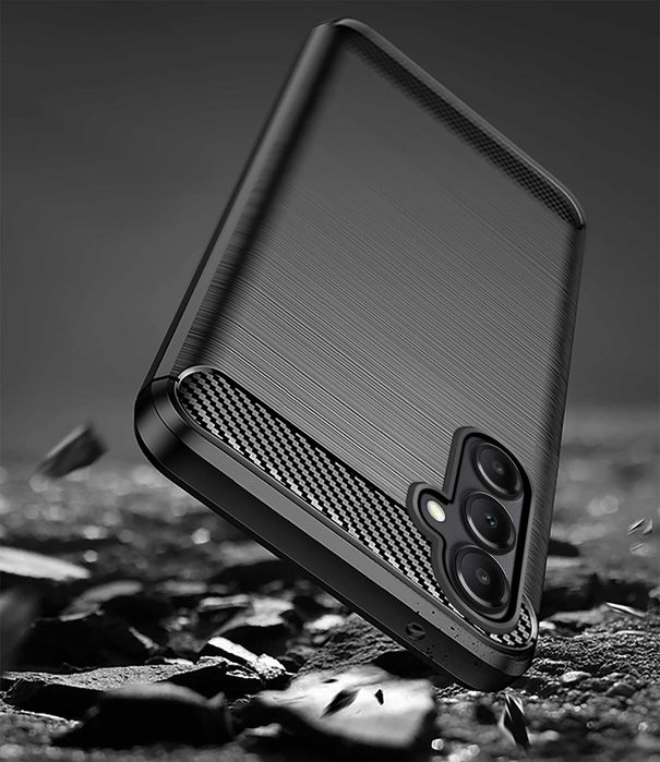 Etui Carbon do Samsung Galaxy A25 5G + Szkło Hartowane na ekran