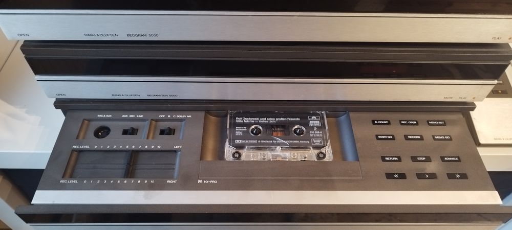 Bang & Olufsen Beolink Beomaster Beocord 5000 panel sterujący lata 80