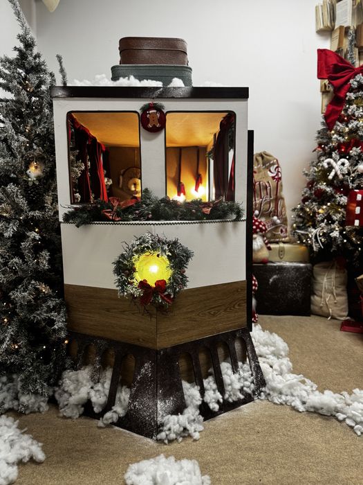 Cenario de Natal comboio