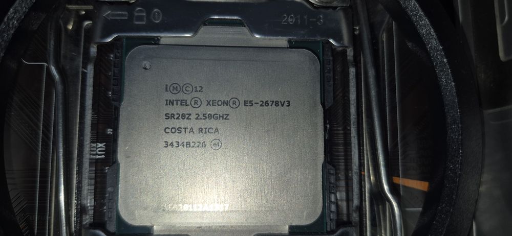 Комплект материнская плата ZX-X99D3 DDR3 LGA 2011v3 + Xeon E5-2678V3