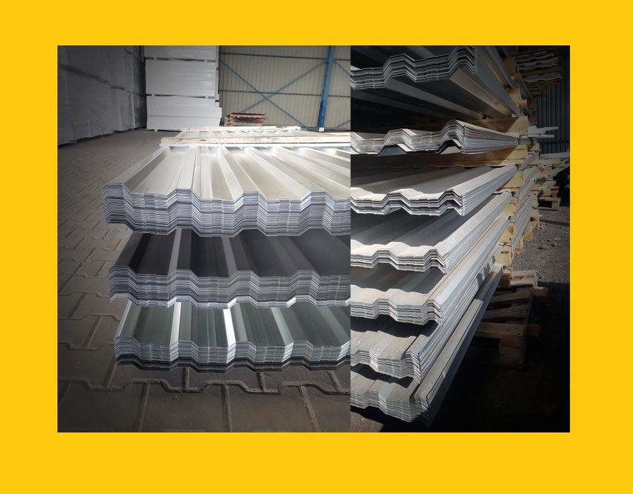 Blacha trapezowa PACZKA 100m2 blacho trapez dach garaż wiata DOSTAWA