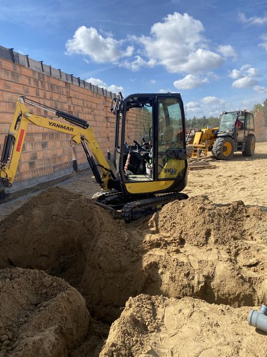 Minikoparka Yanmar Sv18